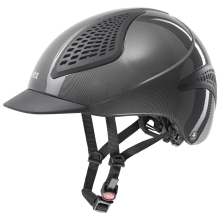 Kask jeździecki Exxential II Tocsen Uvex czarno/srebrny